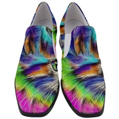 Rainbowcat Women Slip On Heel Loafers by Sparkle