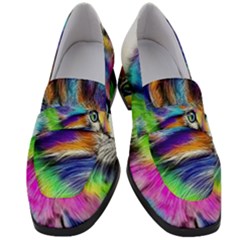 Rainbowcat Women s Chunky Heel Loafers by Sparkle