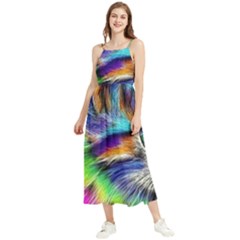 Rainbowcat Boho Sleeveless Summer Dress