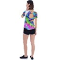 Rainbowcat Back Circle Cutout Sports Tee View2