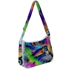 Rainbowcat Zip Up Shoulder Bag by Sparkle