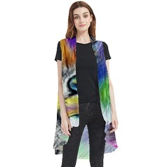 Rainbowcat Sleeveless Chiffon Waistcoat Shirt