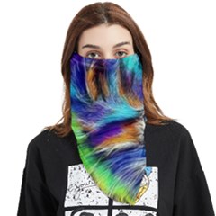 Rainbowcat Face Covering Bandana (triangle)