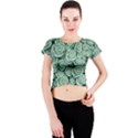 Realflowers Crew Neck Crop Top View1