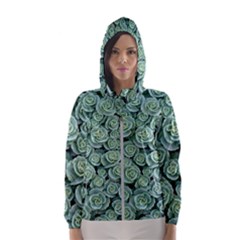 Realflowers Women s Hooded Windbreaker by Sparkle