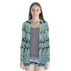 Realflowers Drape Collar Cardigan by Sparkle