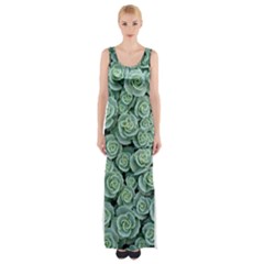 Realflowers Thigh Split Maxi Dress by Sparkle