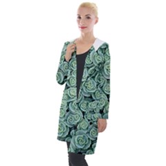 Realflowers Hooded Pocket Cardigan by Sparkle