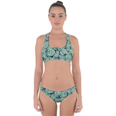 Realflowers Cross Back Hipster Bikini Set by Sparkle