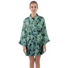 Realflowers Long Sleeve Satin Kimono by Sparkle