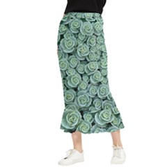 Realflowers Maxi Fishtail Chiffon Skirt