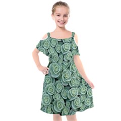 Realflowers Kids  Cut Out Shoulders Chiffon Dress by Sparkle