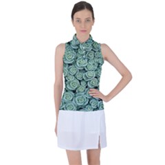 Realflowers Women s Sleeveless Polo Tee by Sparkle