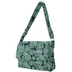 Realflowers Full Print Messenger Bag (l) by Sparkle