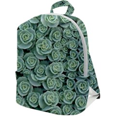 Realflowers Zip Up Backpack