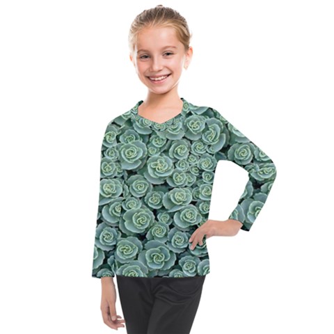 Realflowers Kids  Long Mesh Tee by Sparkle