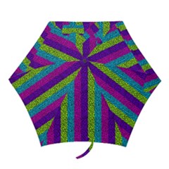 Glitter Strips Mini Folding Umbrellas by Sparkle