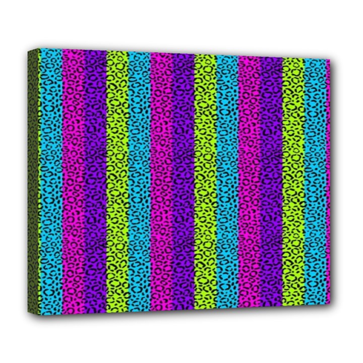 Glitter Strips Deluxe Canvas 24  x 20  (Stretched)