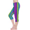 Glitter Strips Capri Leggings  View3