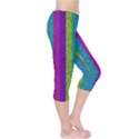 Glitter Strips Capri Leggings  View4