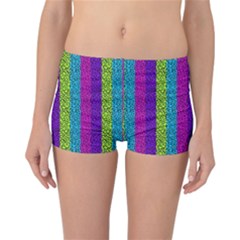 Glitter Strips Reversible Boyleg Bikini Bottoms