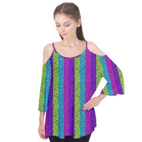 Glitter Strips Flutter Tees by Sparkle