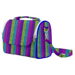 Glitter Strips Satchel Shoulder Bag by Sparkle