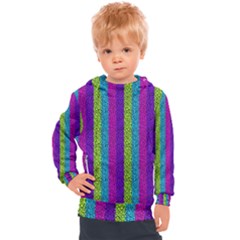 Glitter Strips Kids  Hooded Pullover by Sparkle