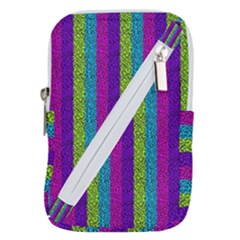 Glitter Strips Belt Pouch Bag (large) by Sparkle