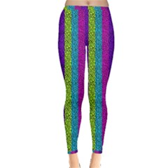 Glitter Strips Inside Out Leggings by Sparkle