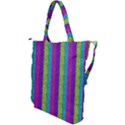 Glitter Strips Shoulder Tote Bag View2