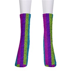 Glitter Strips Men s Crew Socks by Sparkle