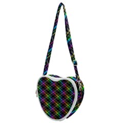 Rainbow Sparks Heart Shoulder Bag