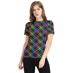 Rainbow Sparks Women s Short Sleeve Rash Guard