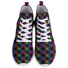 Rainbow Sparks Men s Lightweight High Top Sneakers by Sparkle