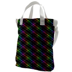 Rainbow Sparks Canvas Messenger Bag