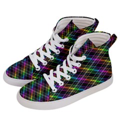 Rainbow Sparks Women s Hi-top Skate Sneakers by Sparkle