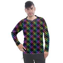 Rainbow Sparks Men s Pique Long Sleeve Tee