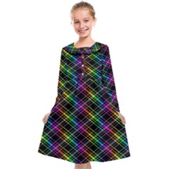 Rainbow Sparks Kids  Midi Sailor Dress