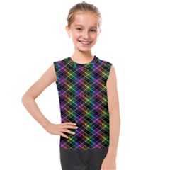 Rainbow Sparks Kids  Mesh Tank Top