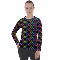 Rainbow Sparks Women s Long Sleeve Raglan Tee