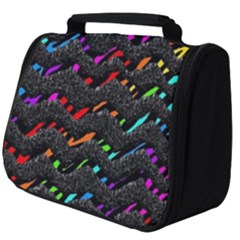 Rainbowwaves Full Print Travel Pouch (big) by Sparkle