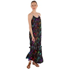 Rainbowwaves Cami Maxi Ruffle Chiffon Dress by Sparkle