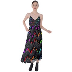 Rainbowwaves Tie Back Maxi Dress by Sparkle