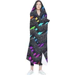 Rainbowwaves Wearable Blanket by Sparkle