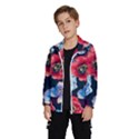 Flowers Pattern Kids  Windbreaker View2