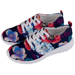 Flowers Pattern Men s Lightweight Sports Shoes by Sparkle