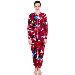 Handpaint Flowers Onepiece Jumpsuit (ladies)  by Sparkle