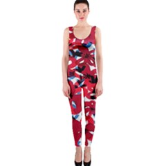 Handpaint Flowers One Piece Catsuit by Sparkle