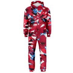 Handpaint Flowers Hooded Jumpsuit (men)  by Sparkle